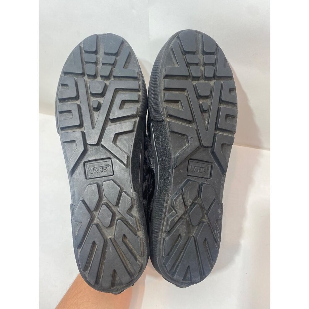 Vans Women's Crushed Velvet Mary Jane Platform Shoe Style 93 Black Women's 6 - Picture 9 of 13